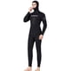thumbnail image 3 of Sudadera con capucha Traje de baño Profesional Split Funda larga de dos piezas Equipo de snorkeling impermeable a prueba de agua Seco rápido para surfear natación l Kearding OD017130-02, 3 of 4