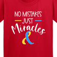thumbnail image 4 of Inktastic No Mistakes, Just Miracles Down Syndrome Awareness Youth T-Shirt, 4 of 5