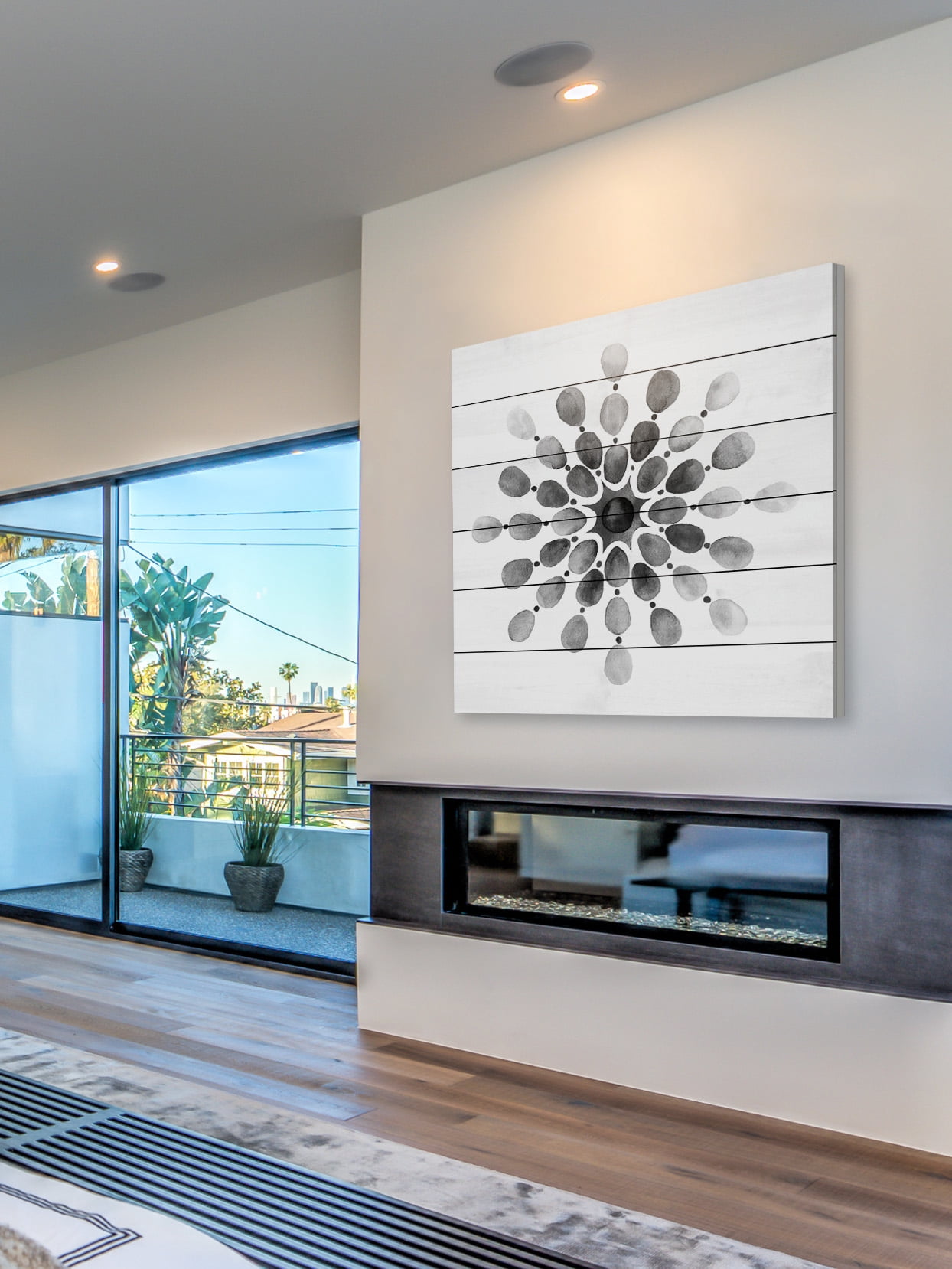 Marmont Hill From Within White Wood Wall Art, 24" x 24"