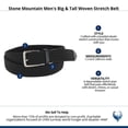 thumbnail image 5 of Stone Mountain  Woven Stretch Belt (Men Big & Tall), 5 of 5