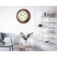 thumbnail image 2 of Handmade Nautical Style Brass Brown Wooden Clock Time Watch Wall Decor Gift., 2 of 3