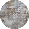 thumbnail image 2 of Addison Rugs Mayfield Premium Machine Washable Transitional Abstract Chocolate Round Rug, 8' x 8', 2 of 6