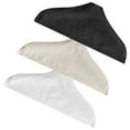 thumbnail image 3 of Raindrops 3pcs Clothes Hanger Guard Beige Cotton Linen Blend Anti-slip Protector for Women, 3 of 8