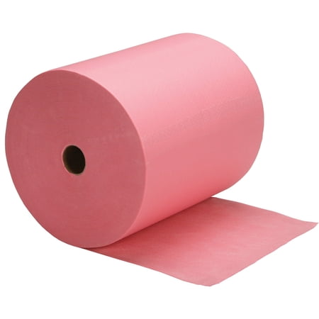 SKILCRAFT NSN4910668, Industrial Shop Towels, 475/Roll, Red