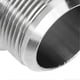 thumbnail image 2 of 1 Pair AN20 Stainless Steel Welded Fitting Rust Proof High Temperature Resistant Silver for Radiators Valve Covers, 2 of 4