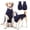 Navy Blue, variant on Dog Anxiety Relief Hoodie All-Season Dog Anxiety Relief Hoodie - Calming Thunder Jacket with Head Cover & Sleeves for Small to Large Breeds, Hand Wash Only
