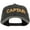 Black, variant on 3D Captain Embroidered Washed Buckle Cap - Black OSFM