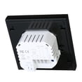 thumbnail image 2 of Termostato de calefacción eléctrica de piso Controlador de temperatura ambiente Pantalla LCD con luz de fondo, Negro Vogacara HA002465-01B, 2 of 6