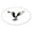 White, variant on CafePress - Osprey In Flight - Sticker (Oval)