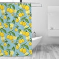 thumbnail image 2 of Zufioo Lemon (3) Pattern Shower Curtain 72x72in, Waterproof Curtain for Bathroom-Waterproof, Mildew-proof, Quick-drying,Home Bathroom Supplies-One Size, 2 of 3