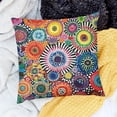 thumbnail image 2 of SHANXI ,Colourful Drawing Velvet Throw Pillow Covers Sofa Pillowcase Car Square Throw Pillowcases Home Decoration 12x12in, 2 of 5