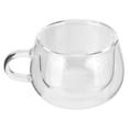 thumbnail image 2 of Glass Cup, Rugged And Durable High Borosilicate Glass Elegant Shape Coffee Mug With Handle For Home Kitchen Restaurants For Cafes Hotels Tea Rooms, 2 of 8