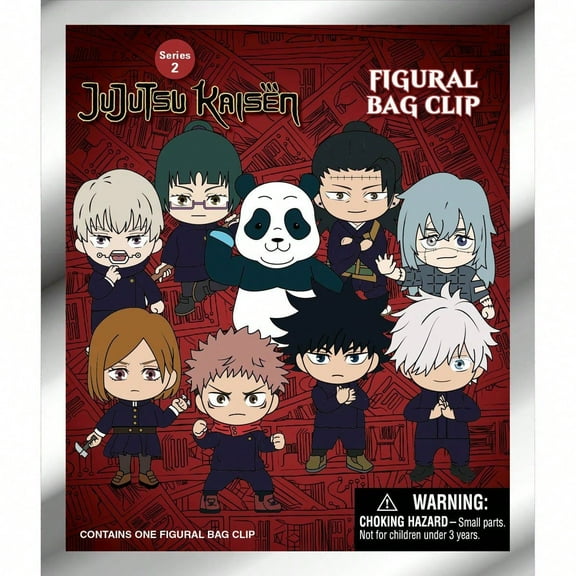 1PC Jujutsu Kaisen 3D Anime Mystery Blind Bag Clip Keychain