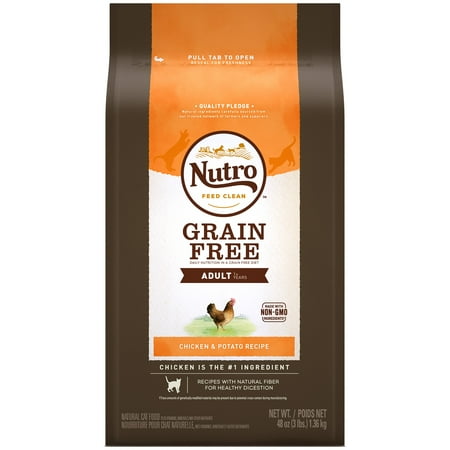 Nutro Dry Cat Food, Grain Free Chicken & Potato, 3 Lb