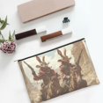 thumbnail image 6 of Cauagu Western Rabbit Cowboy for Tyvek Makeup Bag,Reusable Travel Cosmetic Bag Women Organizer Toiletry Bag Birthday,Gifts for Women Girlfriend Mom Teacher 6.5’’*8.9’’, 6 of 7