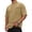 Khaki, variant on Men's Corduroy Short Sleeve T-Shirt with Chest Pocket Oversized Casual Pullover Top for Daily Streetwear Men's Casual Tops,Black,L