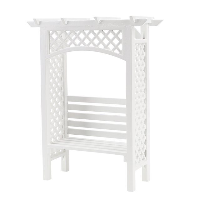 Accessoires de Maison de Poupée, Meubles de Poupée Mini Meubles de Maison de Poupée Modèle Accessoires Travail Exquis pour Enfants pour Maison de Poupée 1/12 Chaise de Jardin