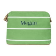 Personalized Striped Cosmetic Bag