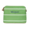 Personalized Striped Cosmetic Bag