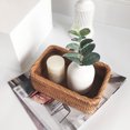 thumbnail image 3 of fastboy Picnic Basket Rattan Multipurpose Sundries Boxes Candy Snack Biscuit Cosmetic Rectangular Handmade Storage Box Household S/20*14*7CM, 3 of 8