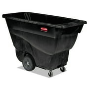 Rubbermaid Commercial Structural Foam Tilt Truck, Rectangular, 450 lb. Cap., Black by RUBBERMAID COMMERCIAL PROD.