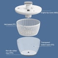 thumbnail image 3 of Vegetable Dehydrator One-Handed Pump Fruit Spinner Dryer with Bowl Drying Food Grade, 3 of 5