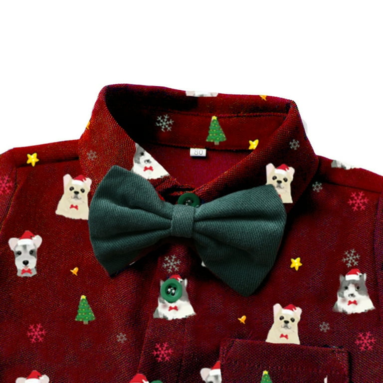 boys holiday dress shirt Christmas Boy's Shirt in Plaid