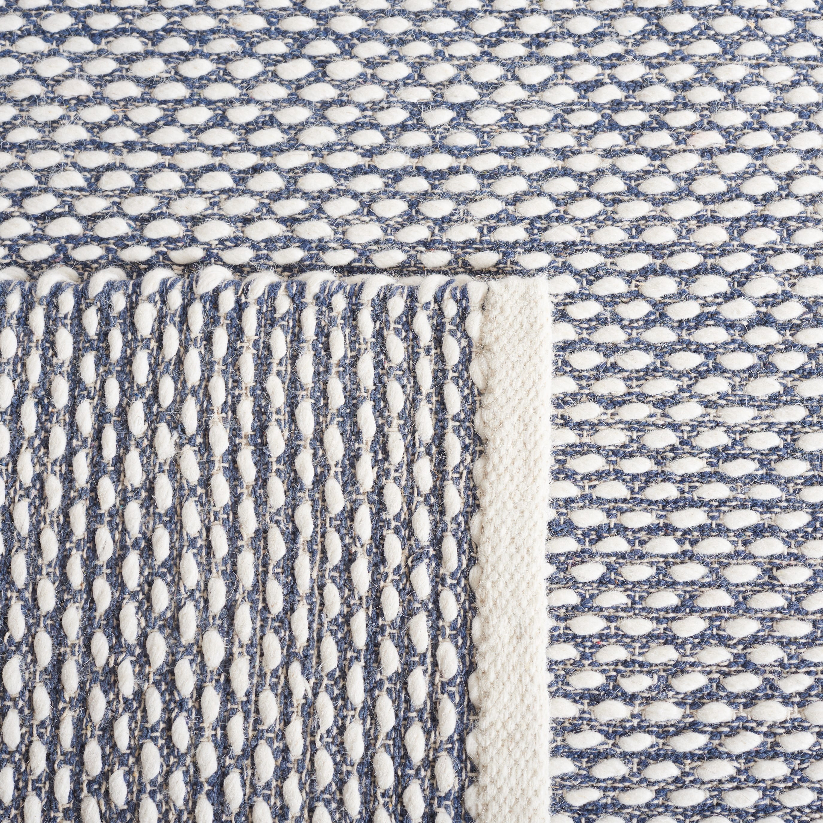 SAFAVIEH Vermont York Solid Area Rug, Navy, 8' x 10'