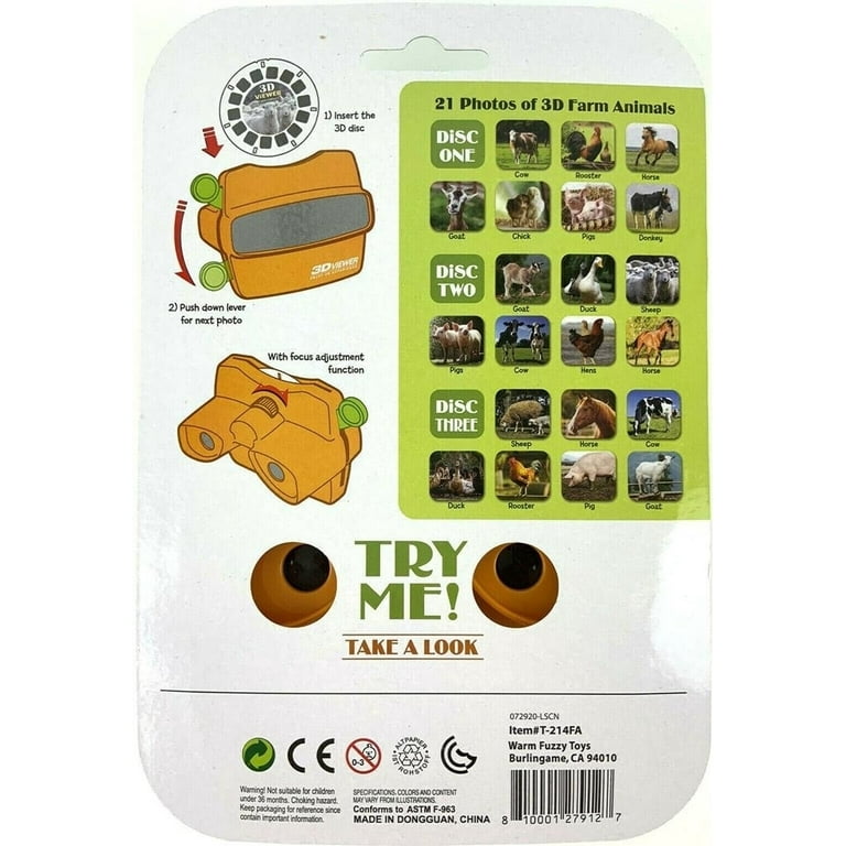  WARM FUZZY Toys 3D Viewfinder (Farm) - Viewfinder for