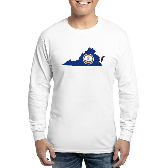 CafePress - Virginia Flag Long Sleeve T Shirt - Unisex Cotton Long Sleeve T-Shirt