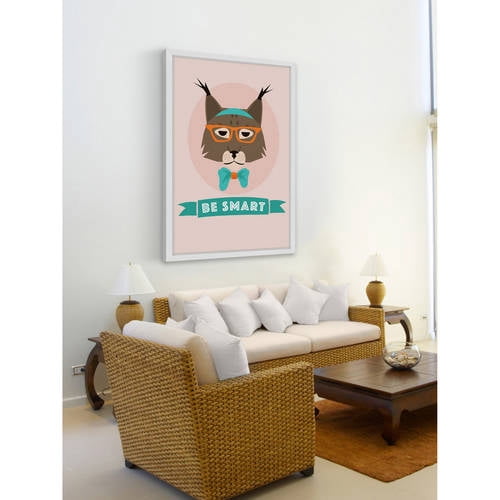 Marmont Hill "Be Smart" Framed Painting Print