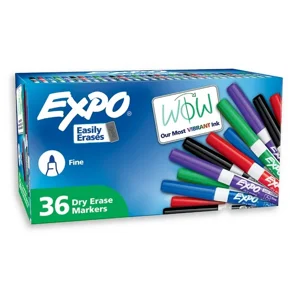 Dry erase white board markers for students, teachers, and administration in schools, classrooms, and offices