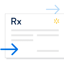 Transfer prescriptions. Move your Rx from another pharmacy to Walmart. Transfer.