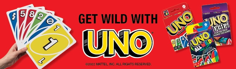 Mattel games Uno All Wild Card Game Multicolor