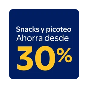 snacks descuento 30%