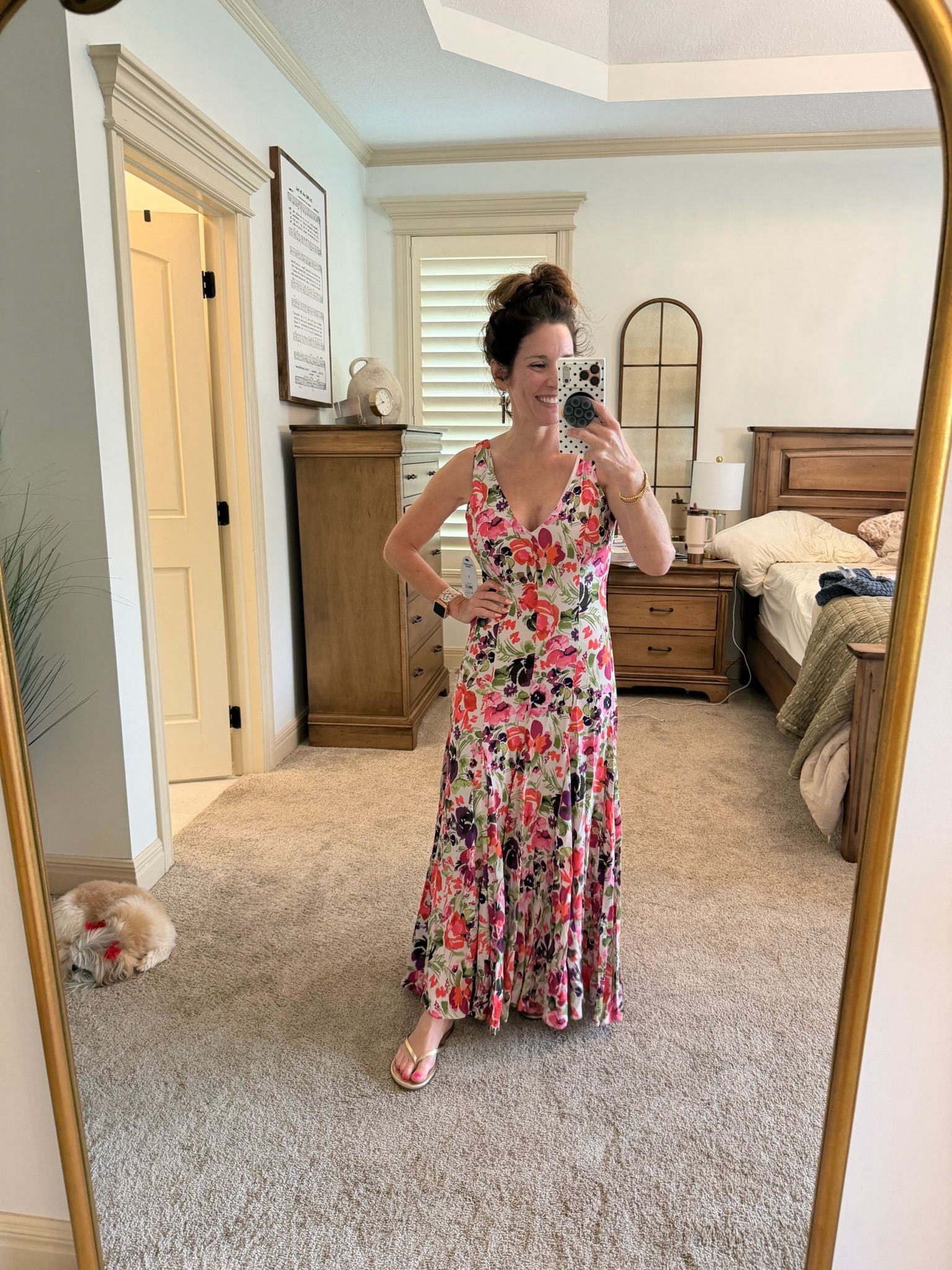 I love love this floral dress I found at Walmart, Shop post,
