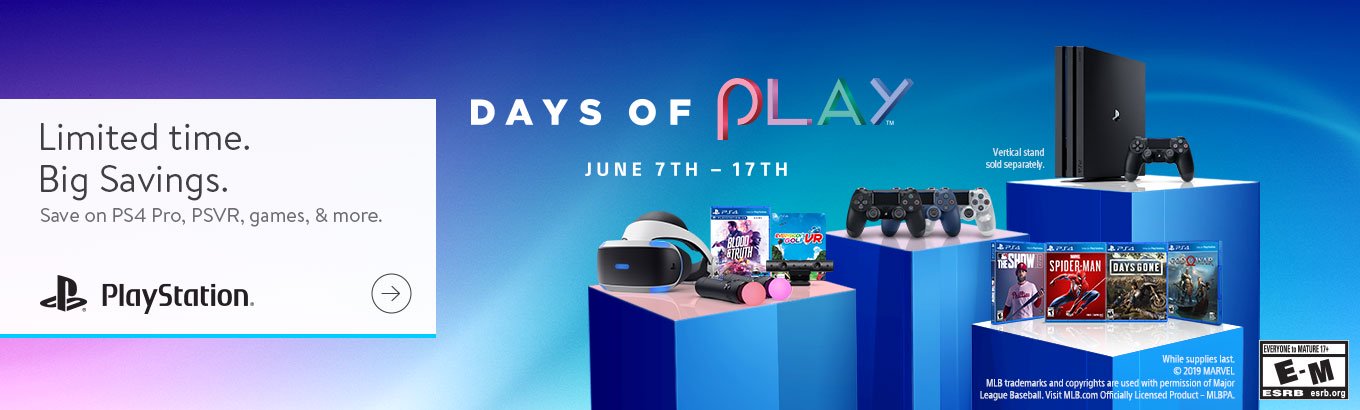 Playstation 4 Ps4 Games New And Used Playstation Ps4 Games - days of play limited time big savings save on ps4 pro psvr