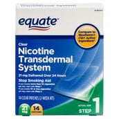 Equate nicotine patches