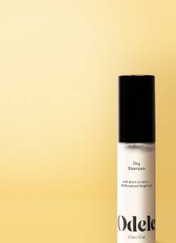 Banner featuring Odele dry shampoo with text: New haircare from $12. Shop now.