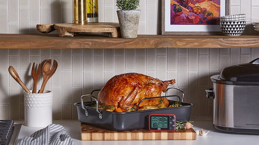 Walmart - Gibson Home French Roaster 2-Piece Turkey Roaster and V Rack @ just $18.10