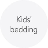 Kids' bedding.