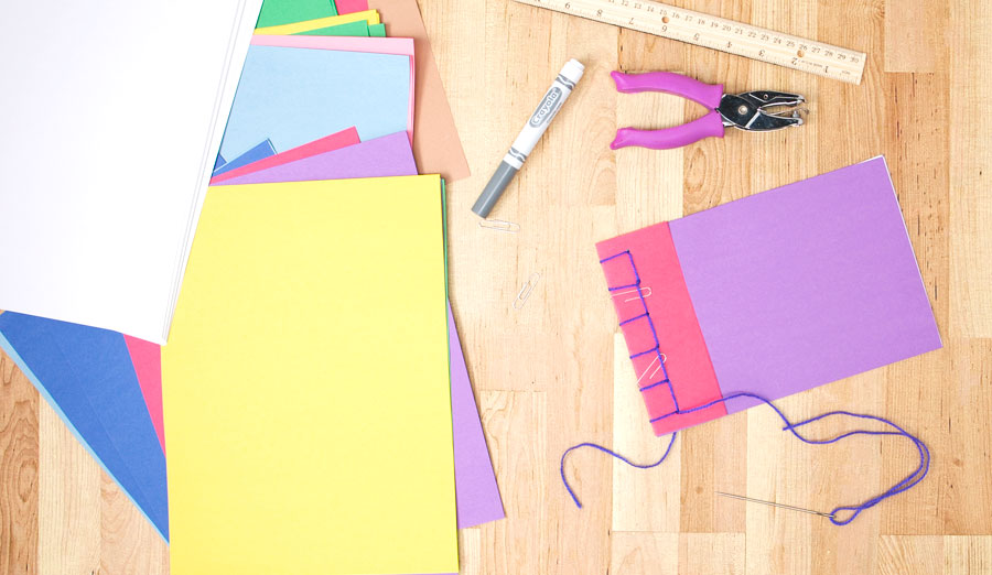 How to make an easy, colorful memory book with kids