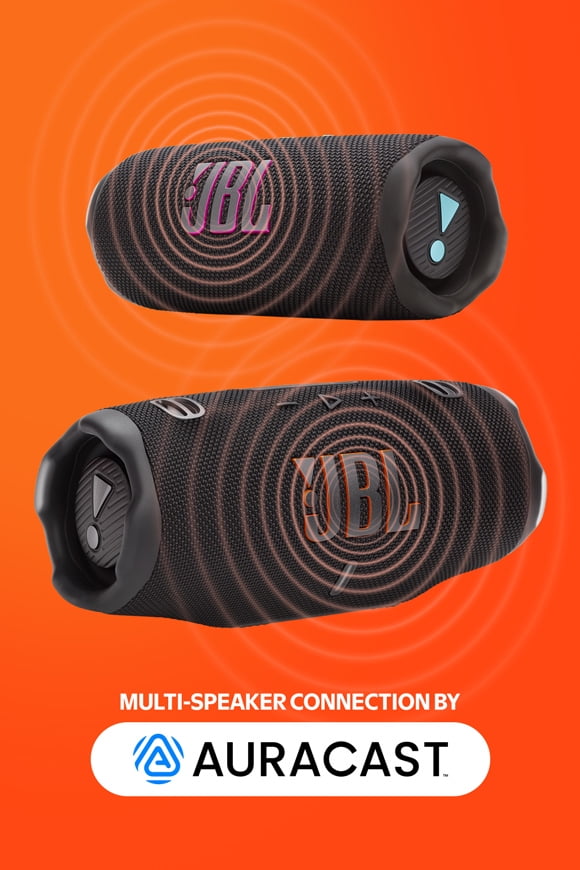 A picture of two JBL Speakers