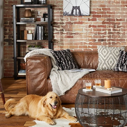 What Is Industrial Style Com What Is Industrial Style Com, Industrial Style Leather Sofa