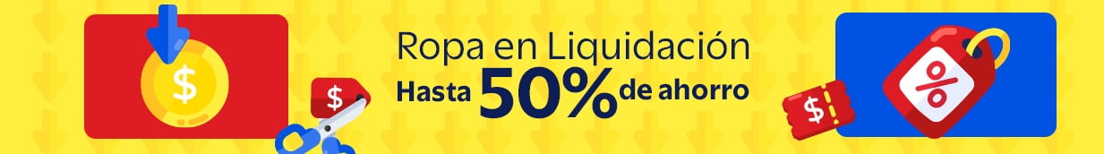 Ropa en liquidacion hasta 50% de ahorro