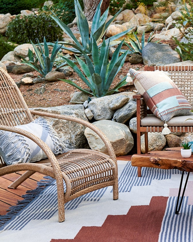 bohemian outdoor couch
