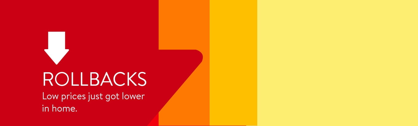 Rollbacks. Enjoy end of year savings.