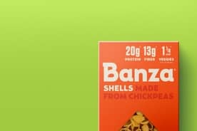 A box of Banza pasta is shown.