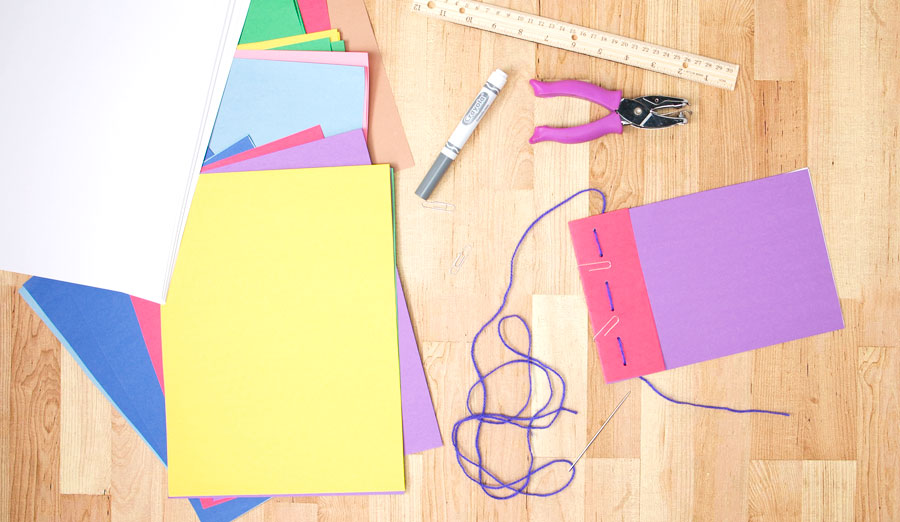 How to make an easy, colorful memory book with kids