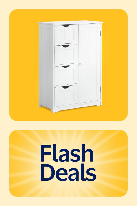 Image shows a white cabinet